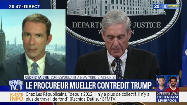 Le procureur Mueller contredit Donald Trump dans l'affaire des ingérences russes