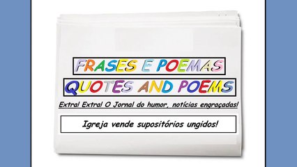 Notícias engraçadas: Igreja vende supositórios ungidos! [Frases e Poemas]