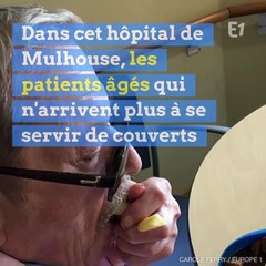 Ces malades d'Alzheimer ont le droit de manger avec les mains... Et ça change tout !