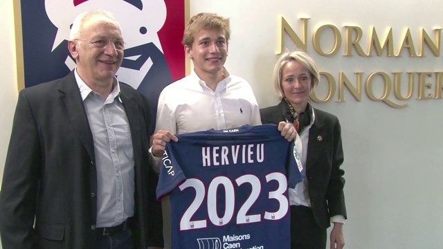 Loup Hervieu prolonge au SMCaen jusqu'en 2023