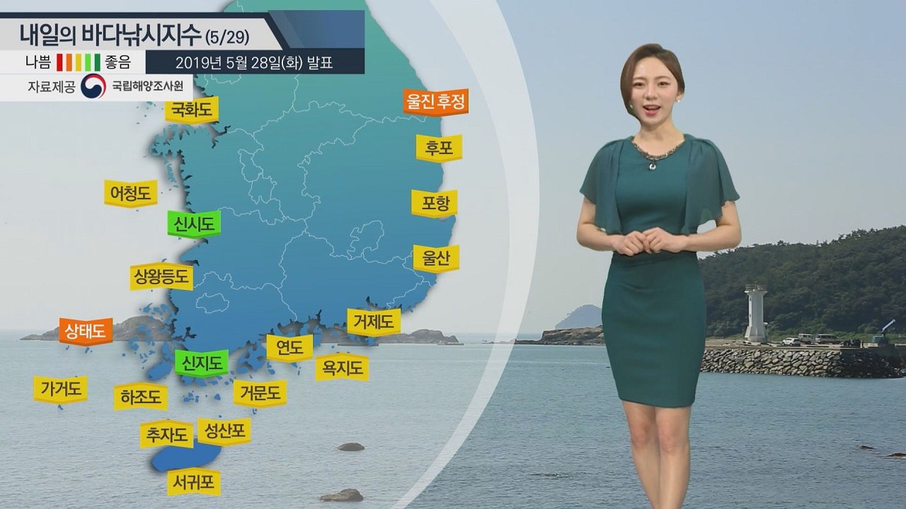 [내일의 바다낚시지수]5월 29일 전반적 무난한 보통지수... 일부 포인트 강한 바람 주의 / YTN