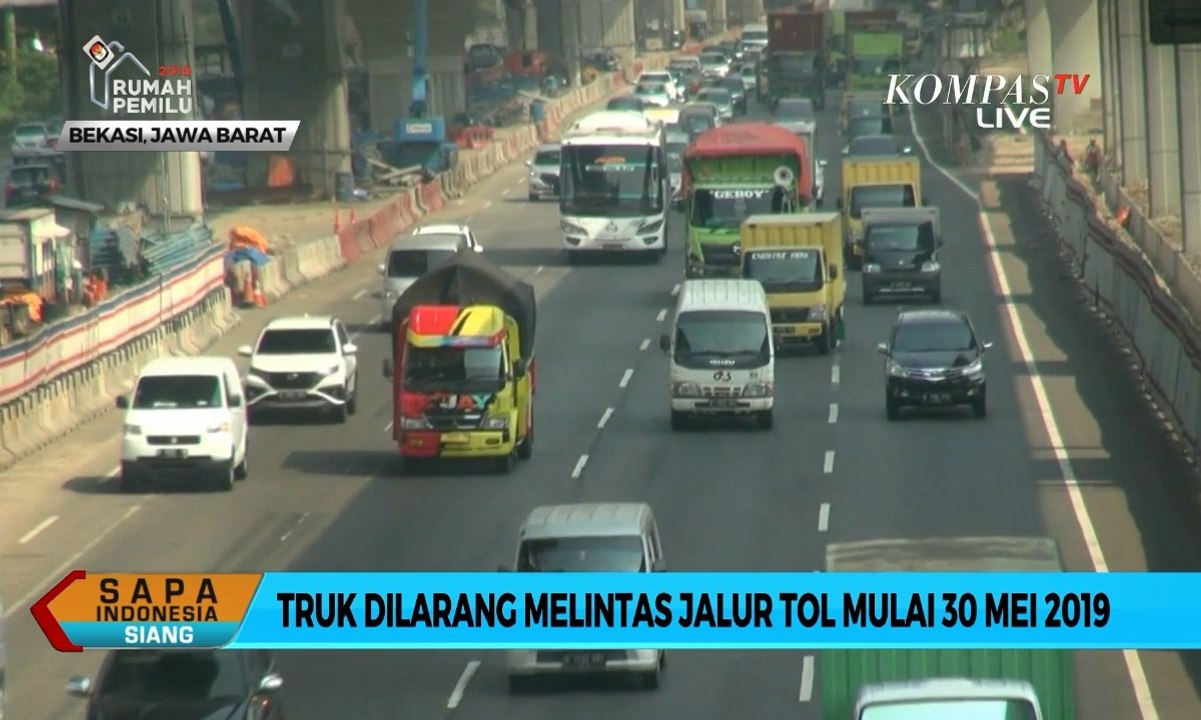 Mulai 30 Mei 2019, Truk Dilarang Melintas di Ruas Tol Jakarta-Cikampek