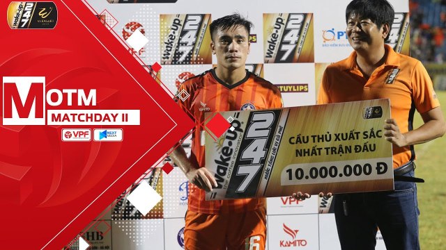 Khai hỏa cho CLB, Bùi Tiến Dụng ẵm danh hiệu cầu thủ xuất sắc nhất trận vòng 11 V.League 2019