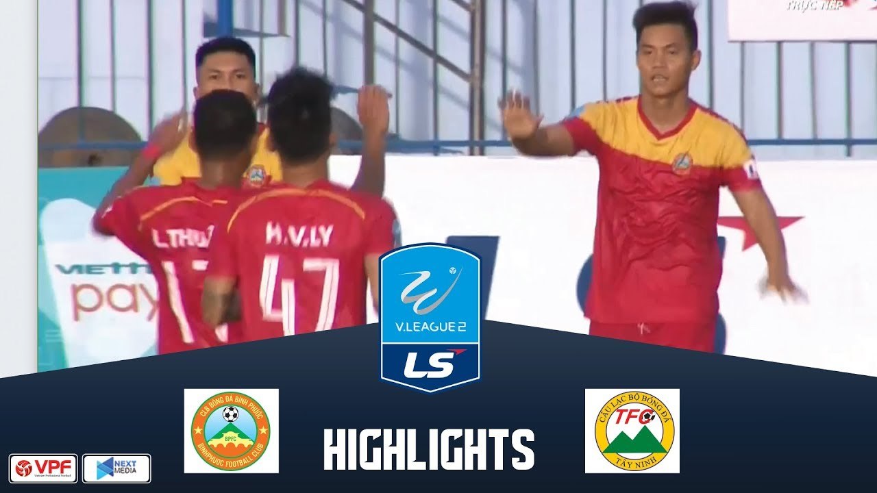 Thắng đậm Tây Ninh, Bình Phước bay cao trên bảng xếp hạng Hạng nhất QG năm 2019 | VPF Media