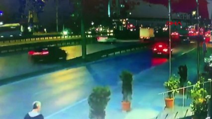 Kuzgun dizisi çalışanının feci şekilde öldüğü kaza an be an kamerada!