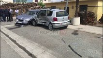 Report TV - Aksident i rëndë në Shkodër, një prej makinave përplas fëmijën e mitur