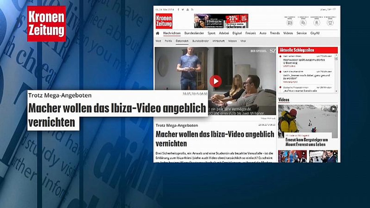 Ibiza-videomacher fürchten um ihr leben