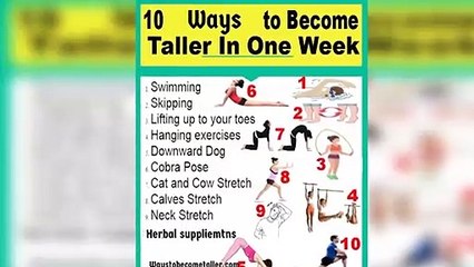 Ways To become taller | How to increase height | Super Growth