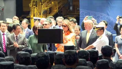 Trump encerra visita ao Japão