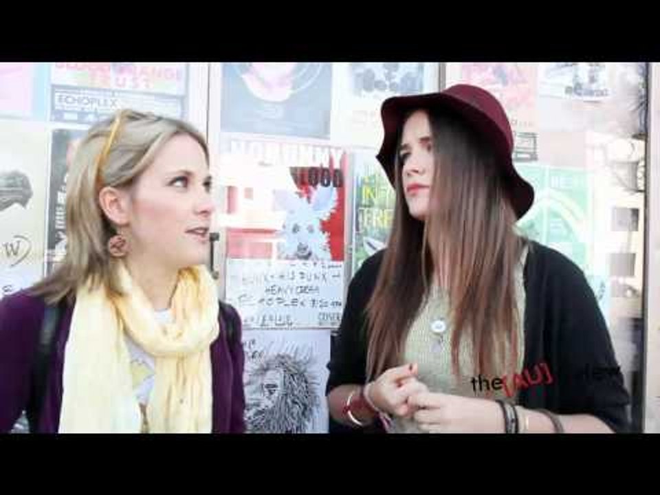 Los Angeles: Emma Louise (Brisbane) - In Conversation with the AU review at The Aussie BBQ.