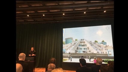 Report TV - Prezantohet projekti i Piramidës, Veliaj: Nis realizimi i një ëndrre