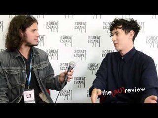 Last Dinosaurs (Brisbane) in conversation with the AU review at The Great Escape.