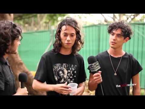 Last Dinosaurs (Brisbane) - Interview at Homebake 2012.