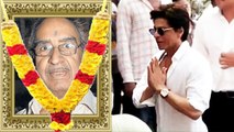 Shahrukh Khan VISITS Ajay Devgn's house to Pay TRIBUTE To Veeru Devgan