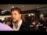 Russell Crowe (Jor-El) Interview: Man of Steel Sydney Red Carpet