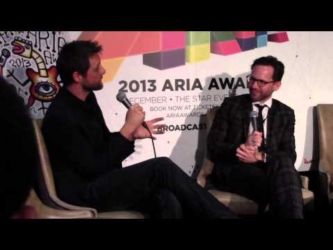 ARIA Award Winner: Shane Nicholson talks to Robbie Buck and media backstage.
