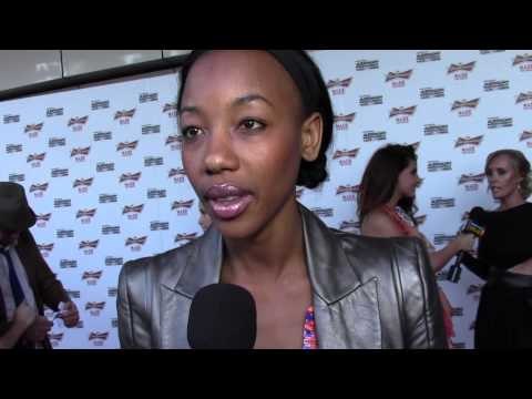 Charmaine (Sydney) on the MusicOz Red Carpet 2013 (AIMAs)