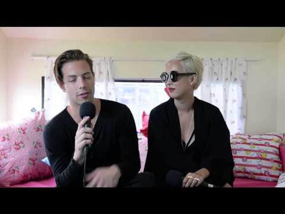The Naked and Famous Interview at Big Day Out (Melbourne, 2014)