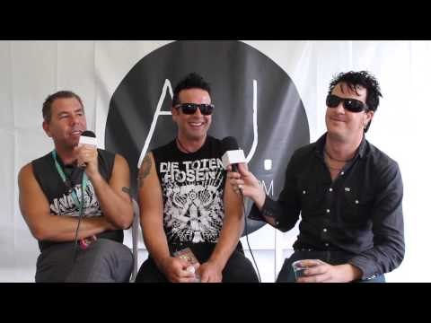 Interview: The Living End at Soundwave Festival 2014 (Sydney, Australia)