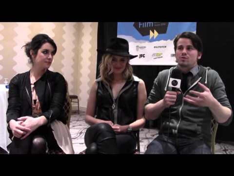 Melanie Lynskey, Maggie Grace and Jason Ritter from "We'll Never Have Paris" at SXSW 2014.
