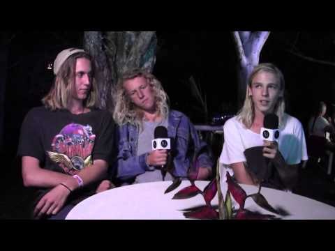 Craig (3 Members) Under 18s Busking Winners Interview at Bluesfest in Byron Bay (Australia)
