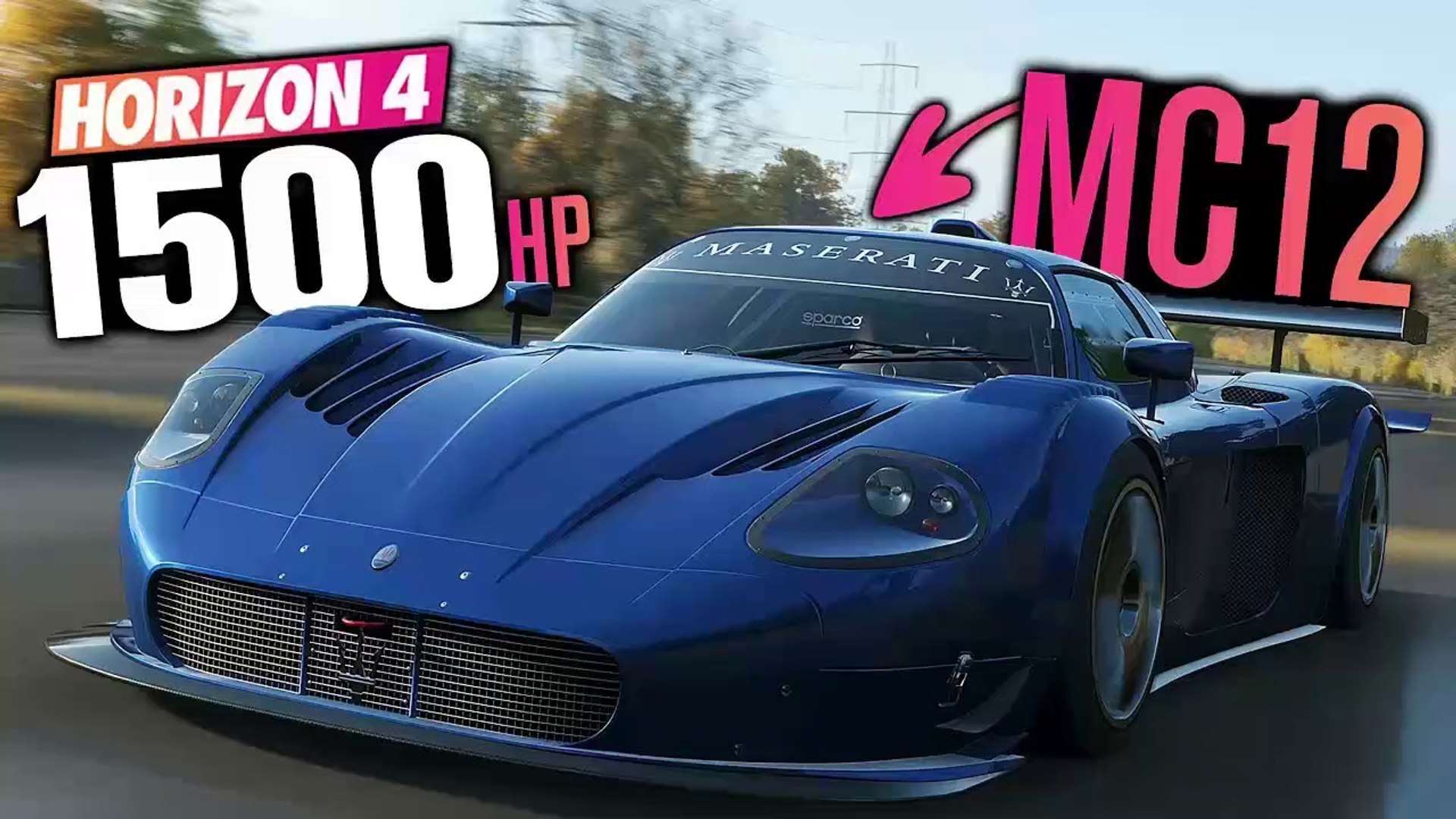 Forza Horizon 4 - NEW GRIP KING Maserati MC12 Versione Corsa! - video Dai.....