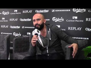 Raul Pacheco from Ozomatli - Interview at Clockenflap Hong Kong