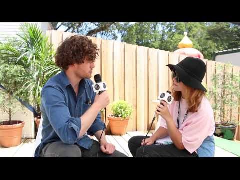 Vance Joy: Interview at Falls Festival (Lorne, Victoria 2014)