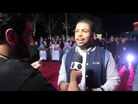 O'Shea Jackson, Jr. in Australia - Straight Outta Compton Red Carpet