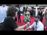 Seth Sentry talks about his broken leg on the ARIA red carpet