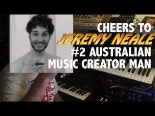 Spod accepts Jeremy Neale's AU Live Music Award