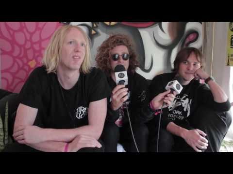 British India chatting backstage at Festival of the Sun