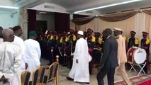 Arrivée du President Macky Sall à la salle des banquets
