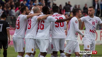 Report TV -Tirana merr tre pikë dramatike, Partizani nuk përmbahet për titullin