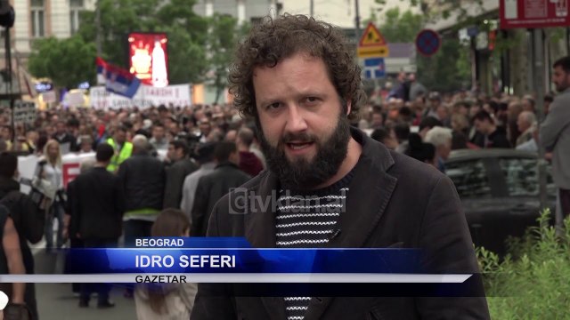 Opozita serbe proteston serish kunder Vucic