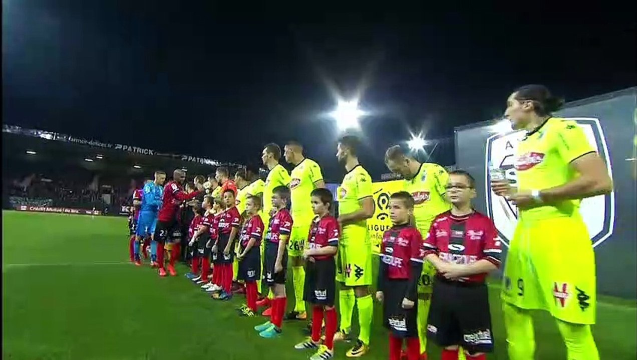 J13 EA Guingamp - Angers SCO (1-1) - Résumé - (EAG - SCO)   2017-18