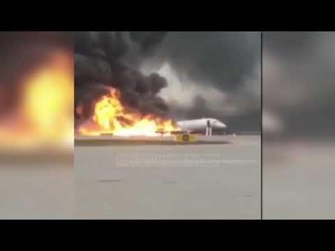 Rusi, avioni në flakë (Pa koment) - Top Channel Albania - News - Lajme