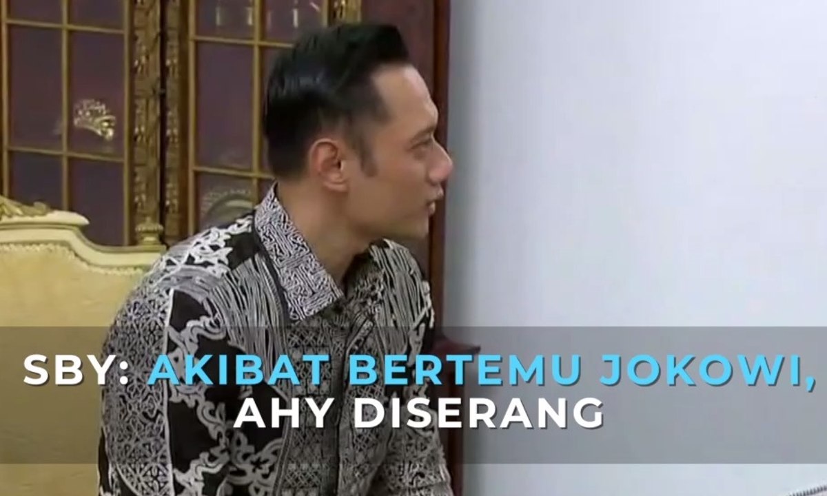 SBY: Akibat Bertemu Jokowi, AHY dan Partai Demokrat DIserang
