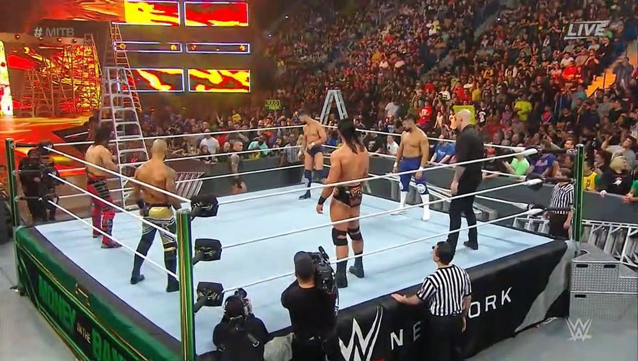 Money in the Bank: Ali vs Andrade vs Baron Corbin vs Drew McIntyre vs Finn Bálor vs Randy Orton vs Ricochet - MITB Ladder Match