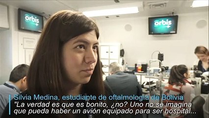 Avión hospital de oftalmología aterriza en Chile