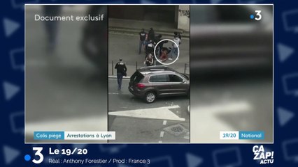Explosion à Lyon : les images de l'arrestation du suspect
