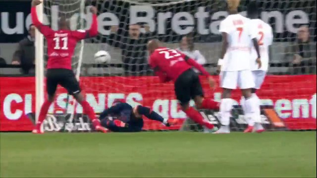 J12 EA Guingamp - FC Lorient (2-2) - Résumé - (EAG - FCL) 2015-16