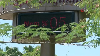 Adana’da sıcaklar bastırdı, termometreler 47 dereceyi gösterdi