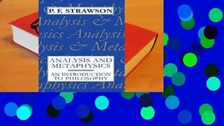 Online Analysis and Metaphysics: An Introduction to Philosophy  For Free