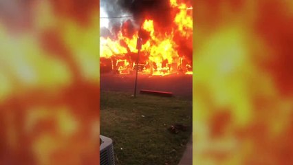 Vehicles catch fire near 15th Ave and Camelback