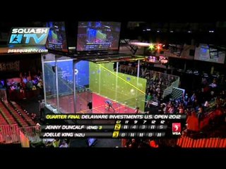 Squash : Delaware Investments U.S. Open 2012 Women's Quarter finals Part 1