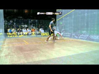 Скачать видео: Squash : PSA World Championship Qatar 2012 - Quarter Final Roundup Pt2 Gaultier v Ashour