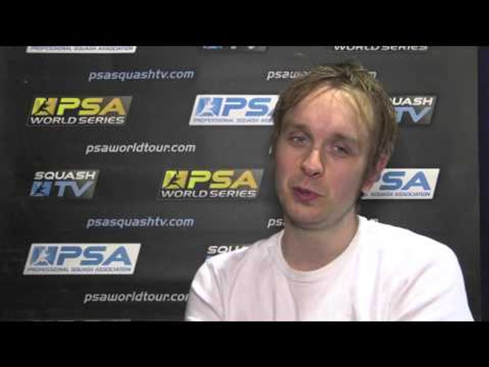 Squash : Two minutes with James Willstrop