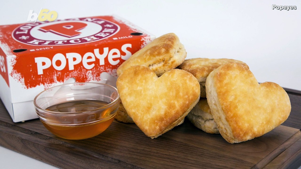 Popeyes Is Saying Thank You To Customers With Limited Time Heart-Shaped Buttermilk Biscuits