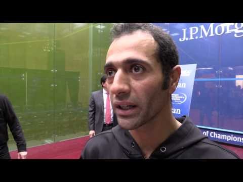 Squash: Amr Shabana Post Game Interview TOC 2014 Final